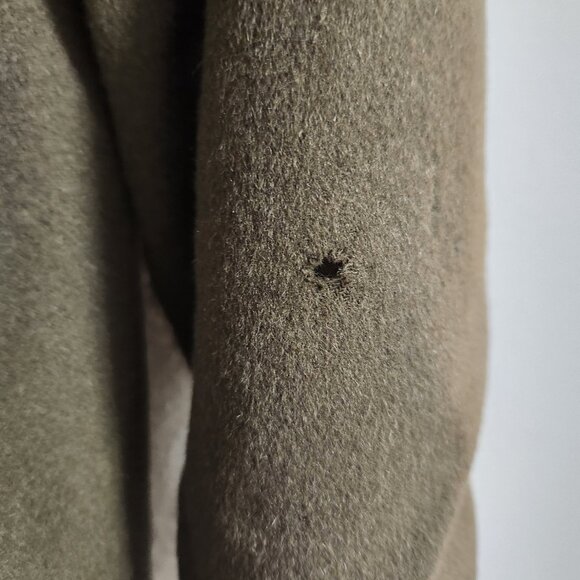 Eddie Bauer Womens Forest Moss Green Pea Coat XL Tall - Picture 4 of 7